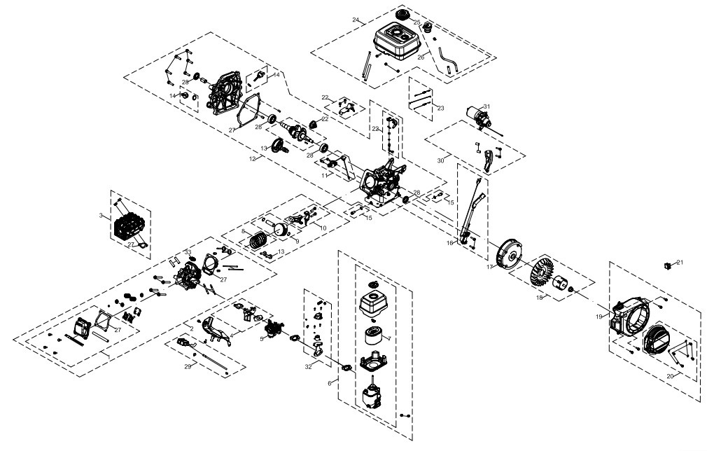 SIMPSON 100690 GB210E REV B1 engine parts